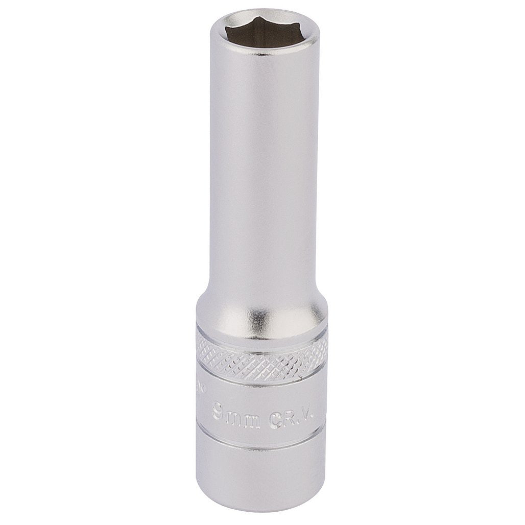 Draper Expert HI-TORQ® 6 Point Deep Socket, 3/8" Sq. Dr., 9mm  17543