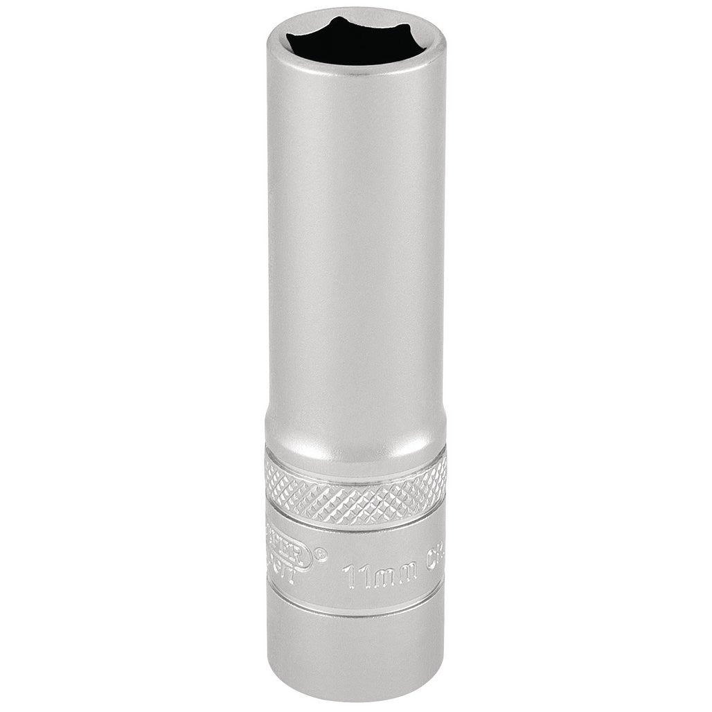 Draper Expert HI-TORQ® 6 Point Deep Socket, 3/8" Sq. Dr., 11mm  17544