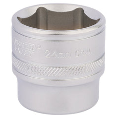 Draper Expert HI-TORQ® 6 Point Socket, 3/8" Sq. Dr., 24mm  17546