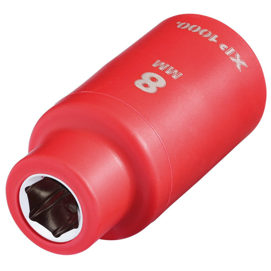 Draper XP1000® VDE Socket, 3/8" Sq. Dr., 8mm  17572