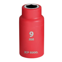 Draper XP1000® VDE Socket, 3/8" Sq. Dr., 9mm  17605