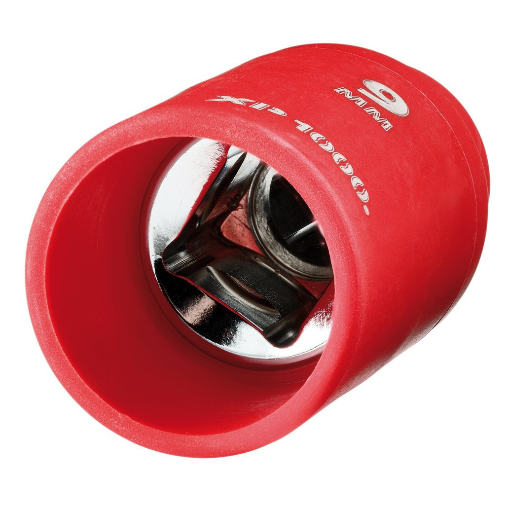 Draper XP1000® VDE Socket, 3/8" Sq. Dr., 9mm  17605