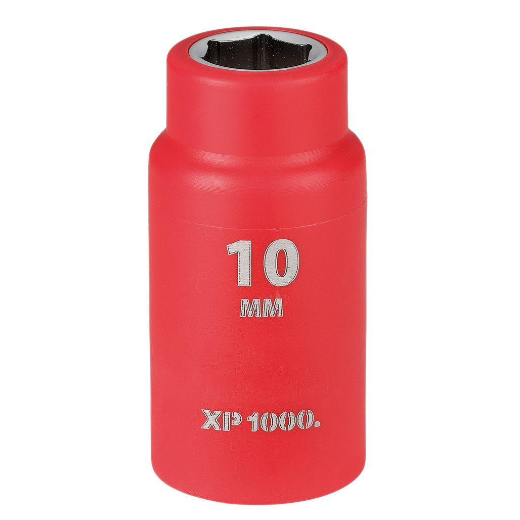 Draper XP1000® VDE Socket, 3/8" Sq. Dr., 10mm  17613