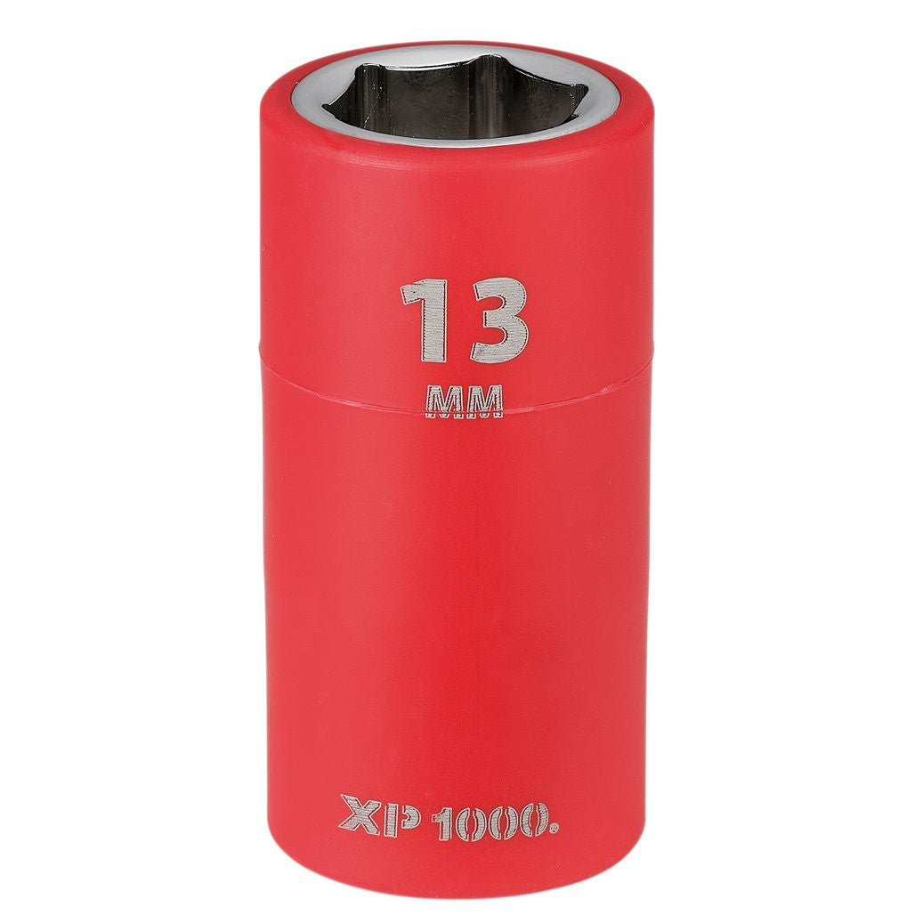 Draper XP1000® VDE Socket, 3/8" Sq. Dr., 13mm  17639
