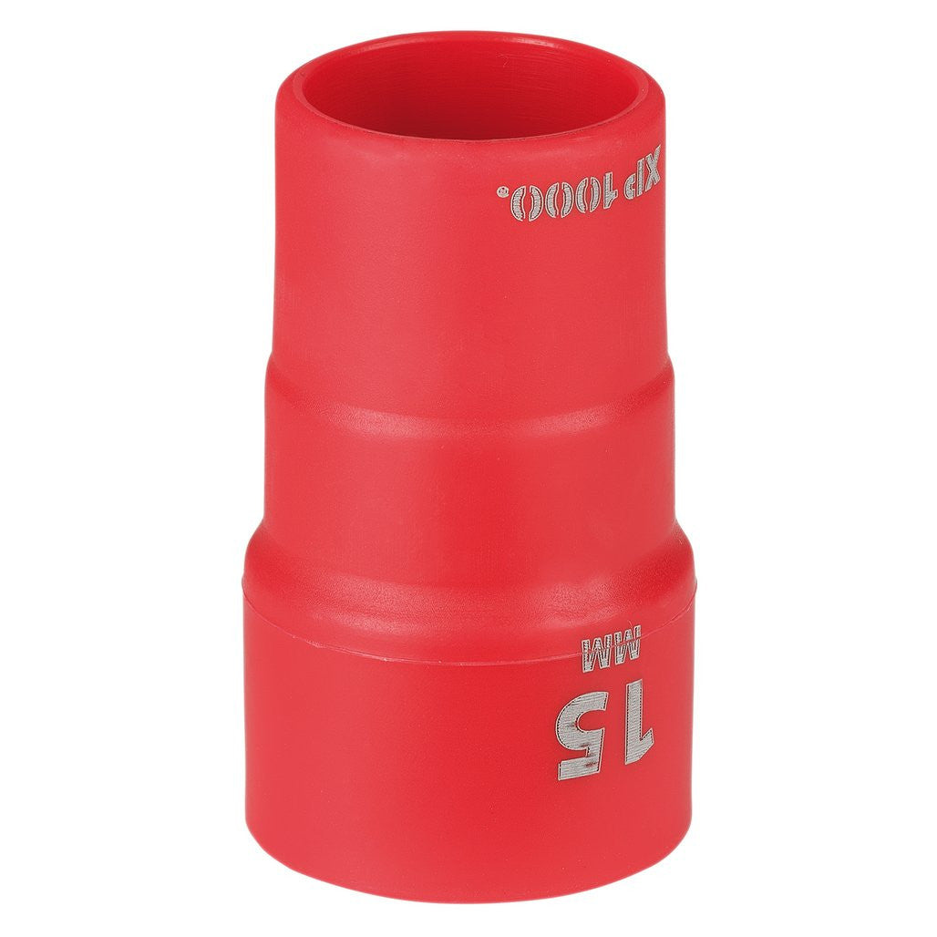 Draper XP1000® VDE Socket, 3/8" Sq. Dr., 15mm  17643