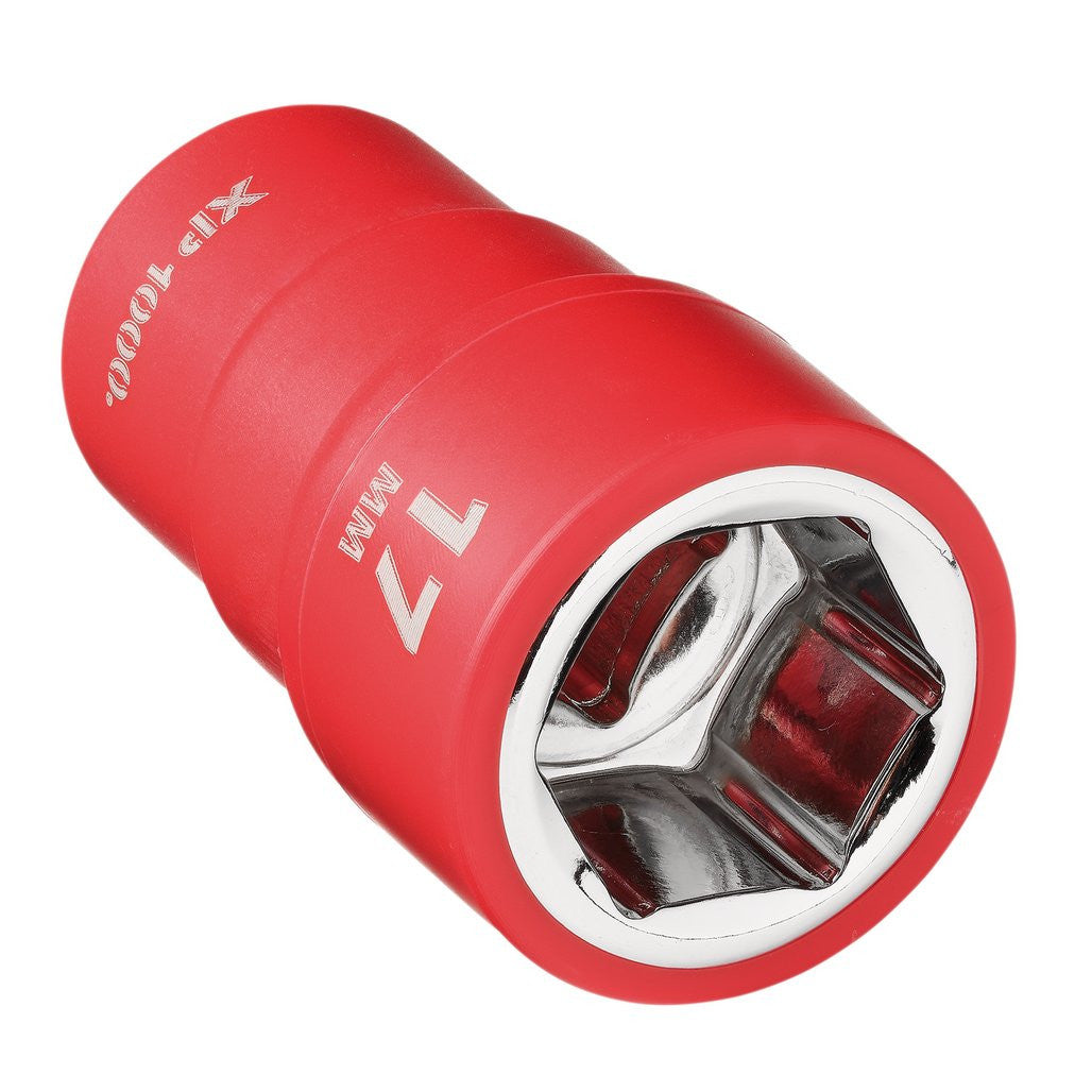 Draper XP1000® VDE Socket, 3/8" Sq. Dr., 17mm  17650