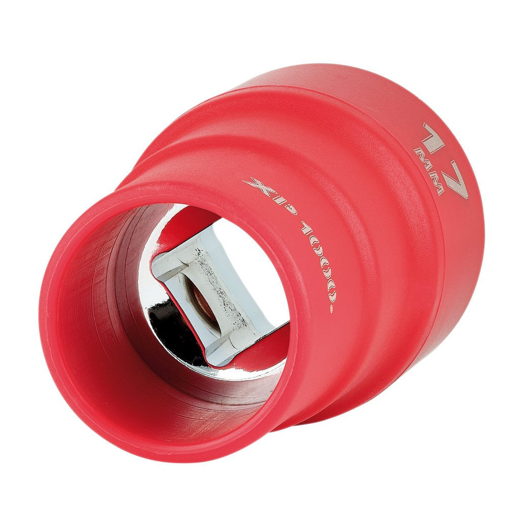 Draper XP1000® VDE Socket, 3/8" Sq. Dr., 17mm  17650