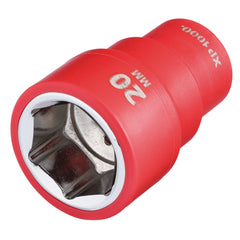 Draper XP1000® VDE Socket, 3/8" Sq. Dr., 20mm  17662