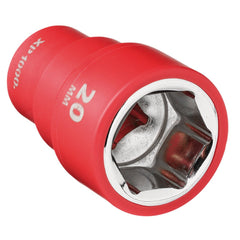 Draper XP1000® VDE Socket, 3/8" Sq. Dr., 20mm  17662