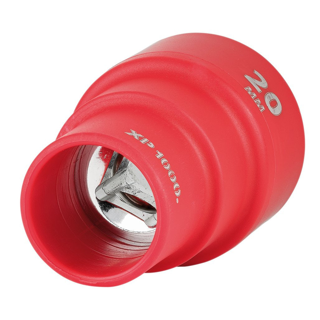 Draper XP1000® VDE Socket, 3/8" Sq. Dr., 20mm  17662