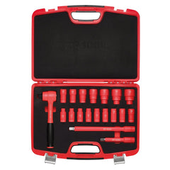 Draper XP1000® VDE Metric Socket Set, 1/2" Sq. Dr. (19 Piece)  17671
