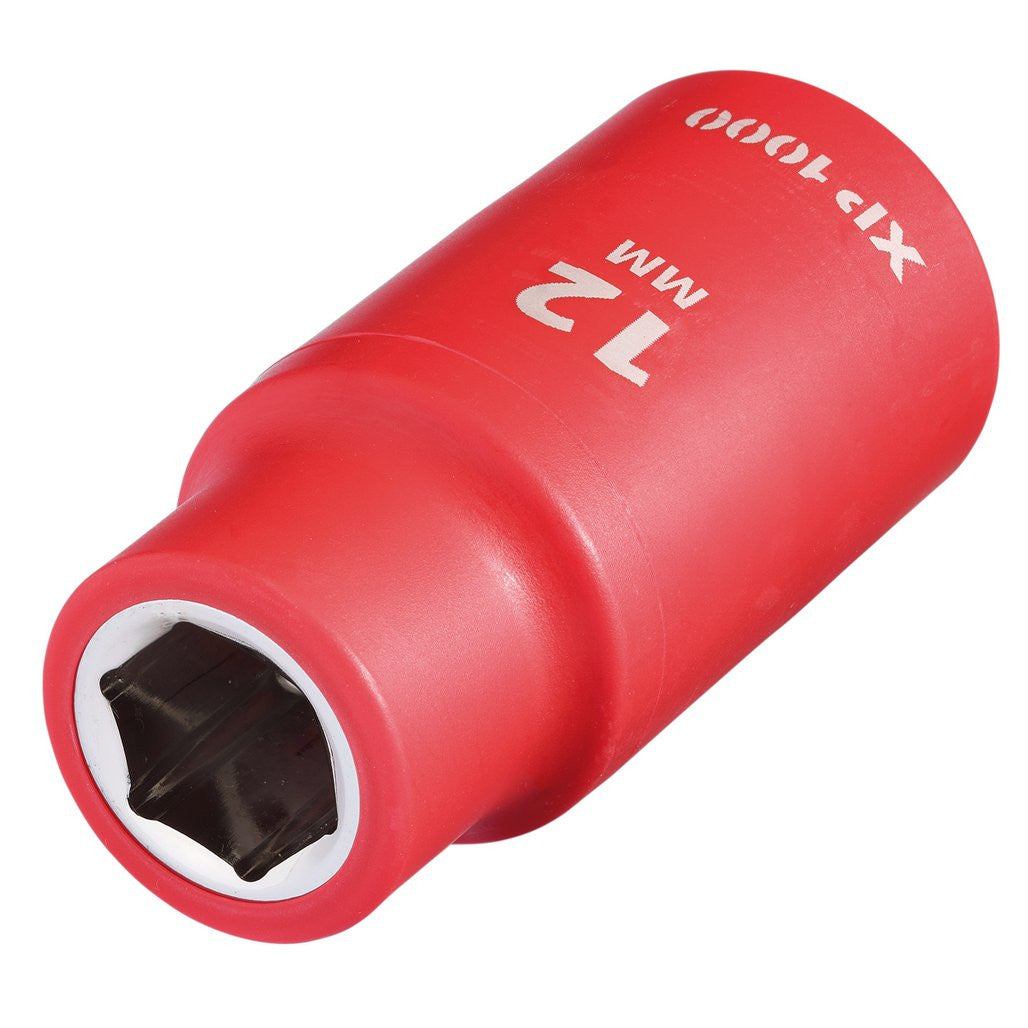 Draper XP1000® VDE Socket, 1/2" Sq. Dr., 12mm  17753