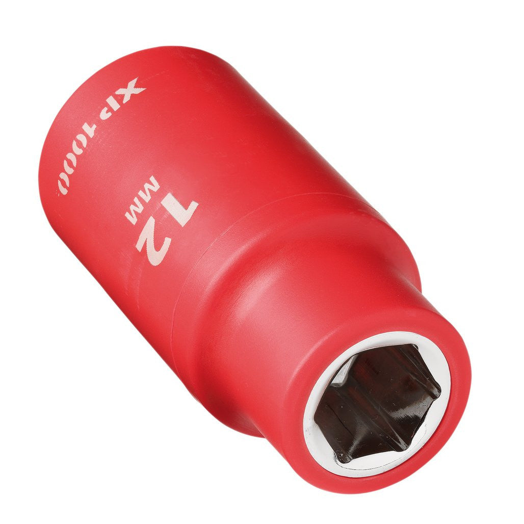 Draper XP1000® VDE Socket, 1/2" Sq. Dr., 12mm  17753