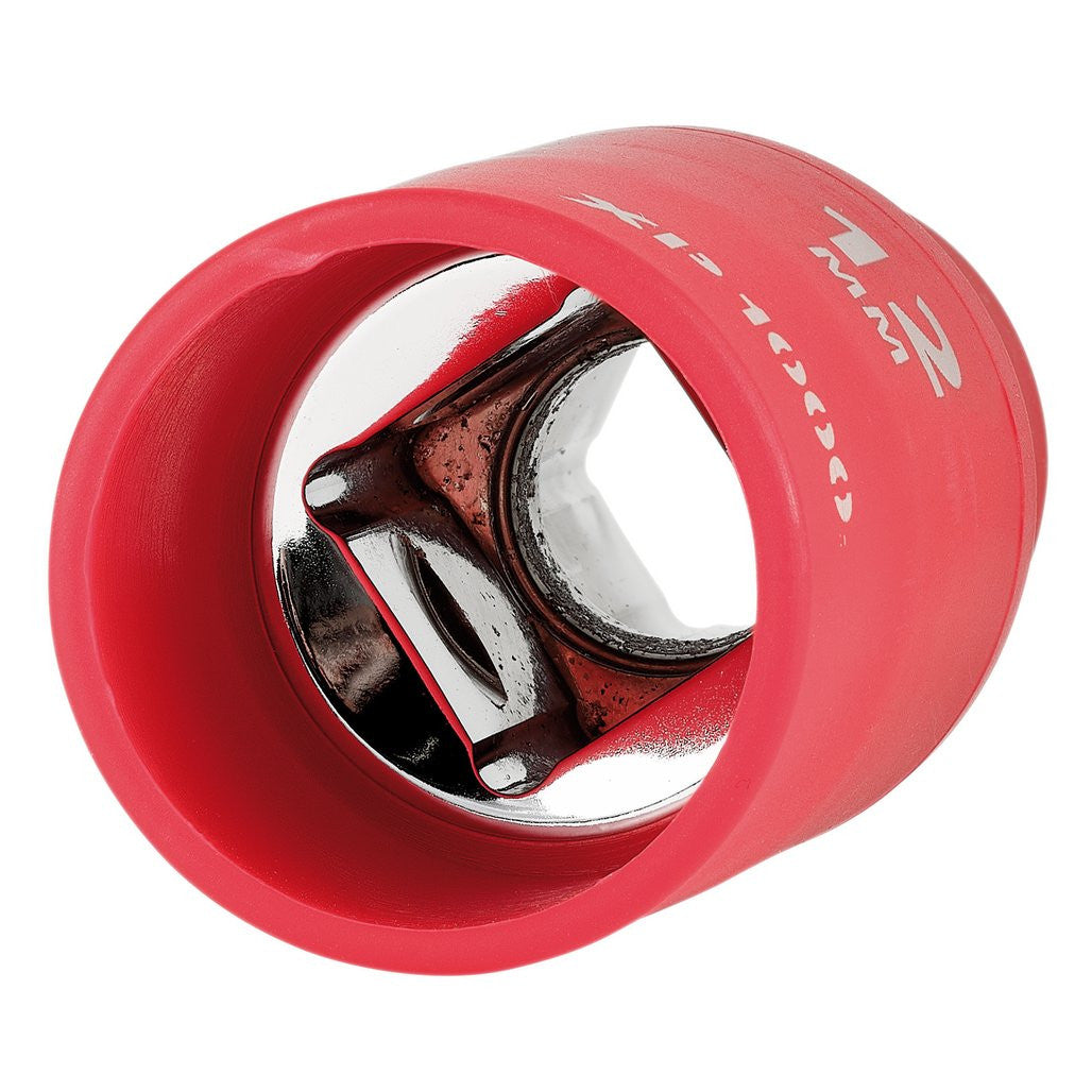 Draper XP1000® VDE Socket, 1/2" Sq. Dr., 12mm  17753