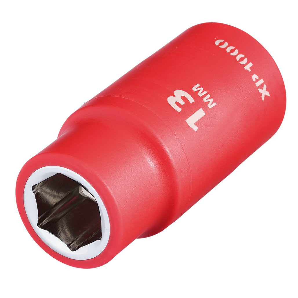 Draper XP1000® VDE Socket, 1/2" Sq. Dr., 13mm  17758