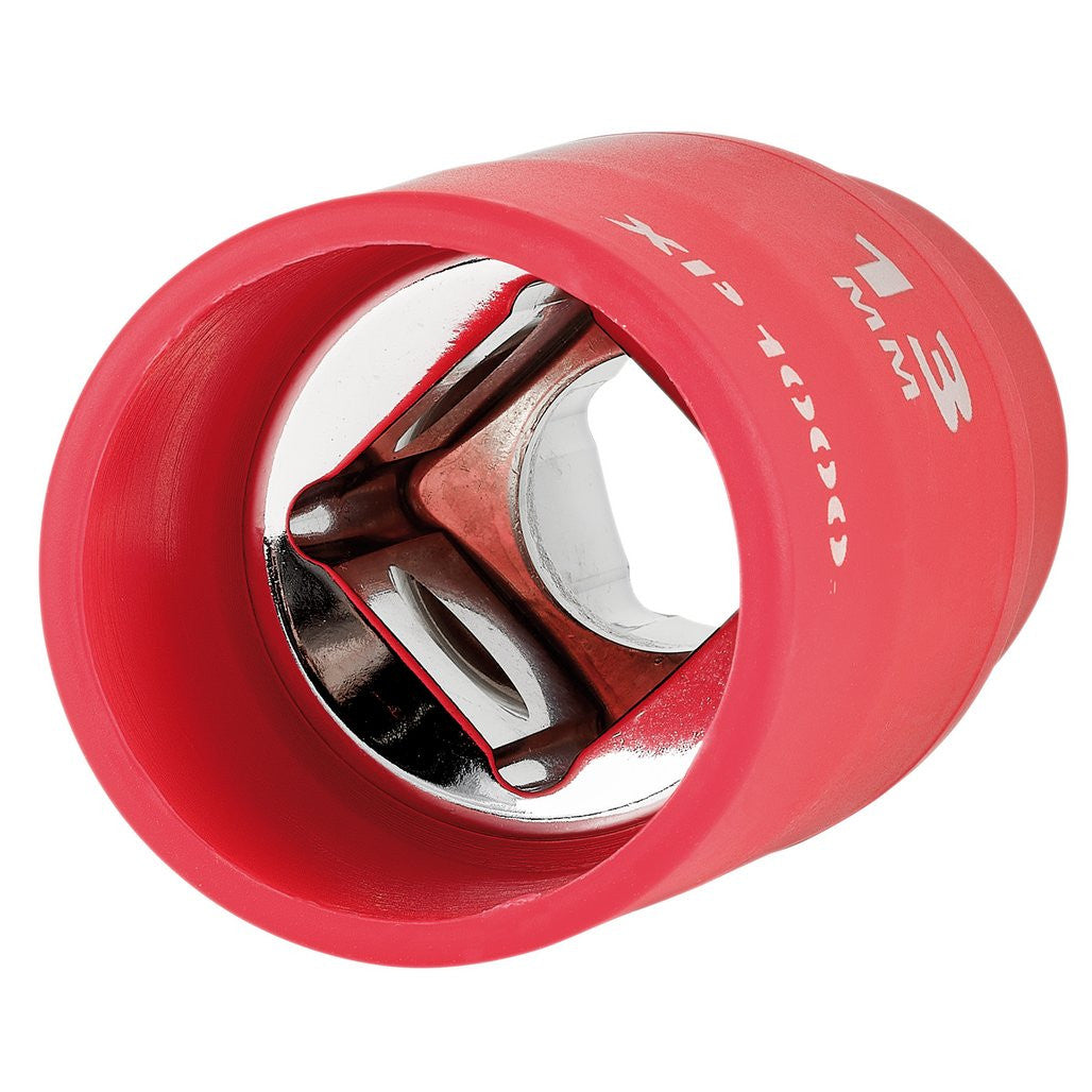 Draper XP1000® VDE Socket, 1/2" Sq. Dr., 13mm  17758