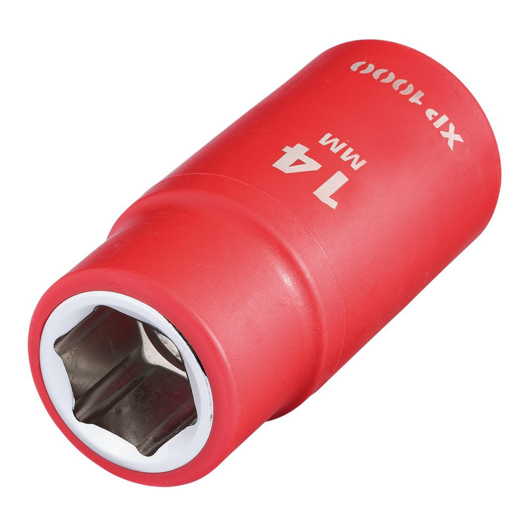 Draper XP1000® VDE Socket, 1/2" Sq. Dr., 14mm  17761