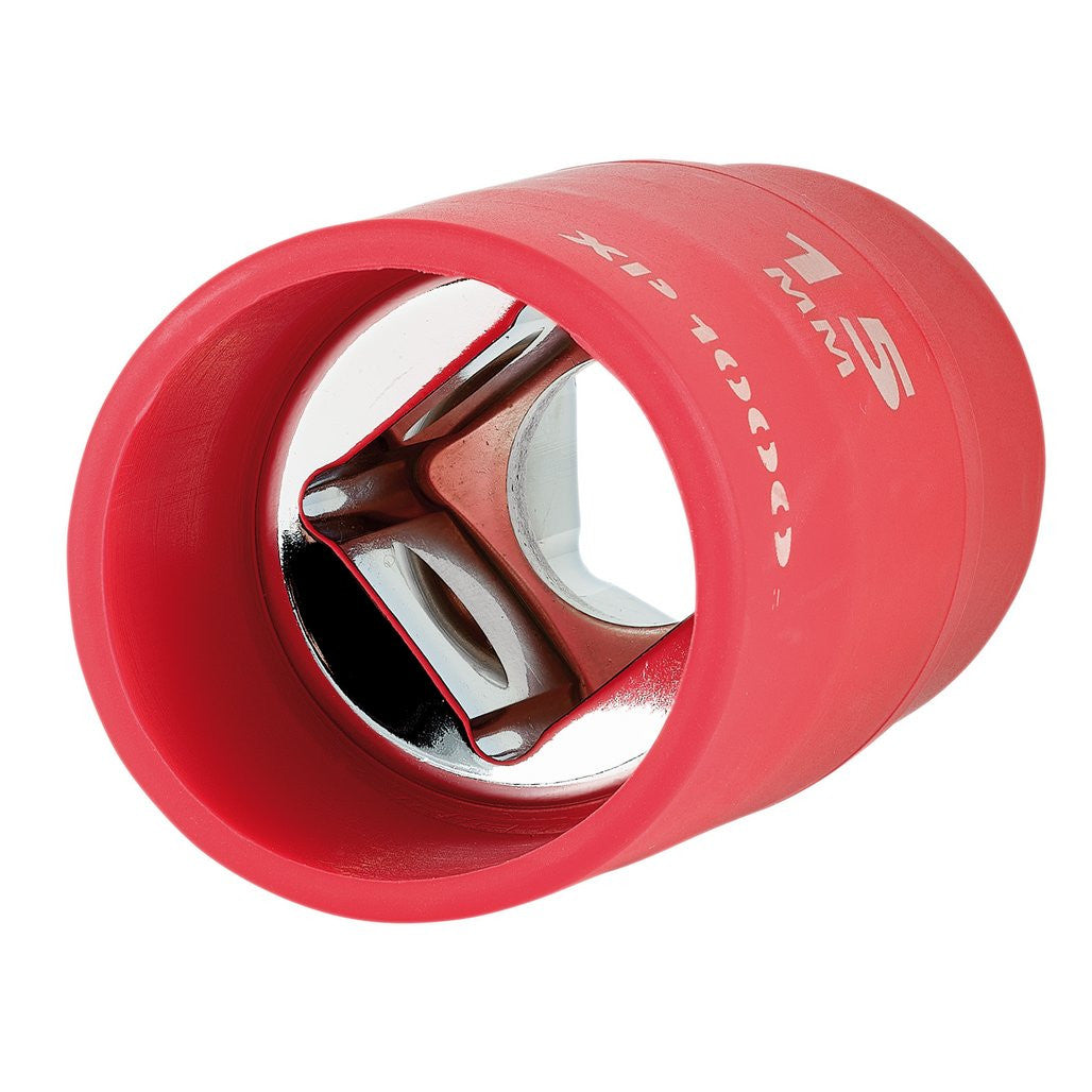 Draper XP1000® VDE Socket, 1/2" Sq. Dr., 15mm  17762