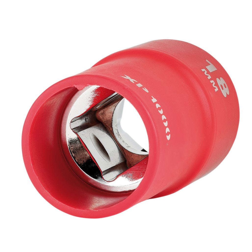Draper XP1000® VDE Socket, 1/2" Sq. Dr., 18mm  17859
