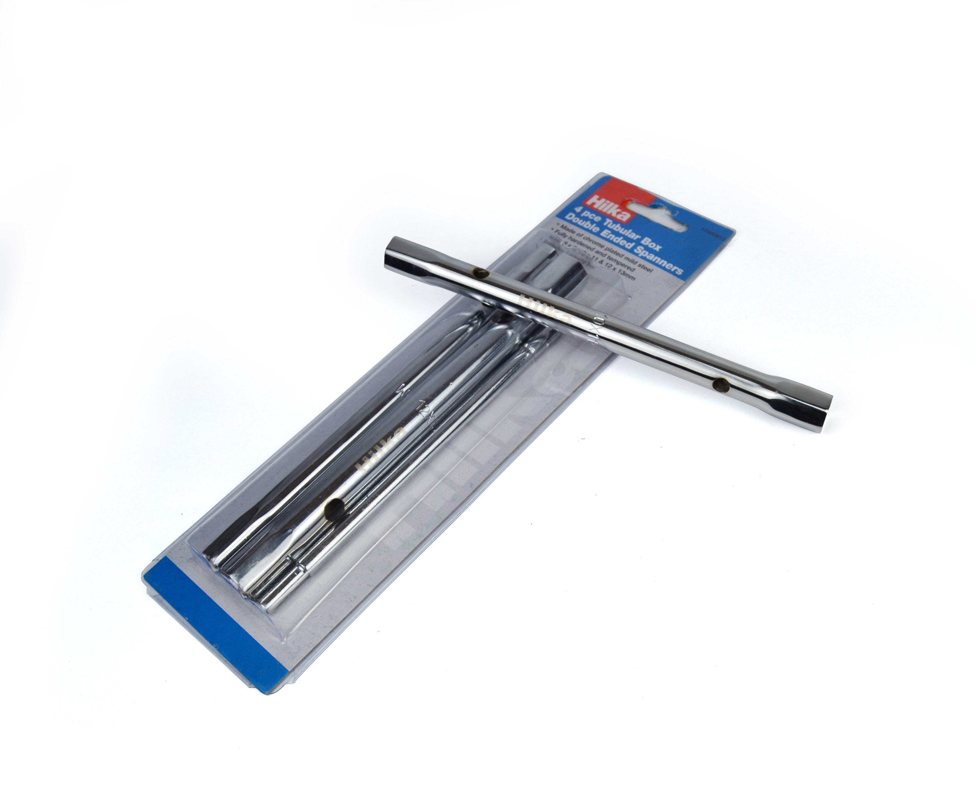 Hilka 4 pce Tubular Box Double Ended Spanners 17900812