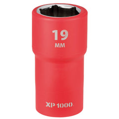 Draper XP1000® VDE Socket, 1/2" Sq. Dr., 19mm  17982