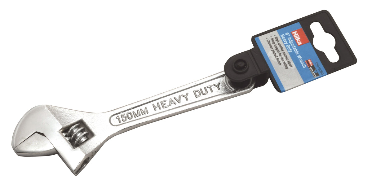Hilka 6" (150mm) Heavy Duty Adjustable Wrench 18010060
