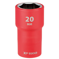 Draper XP1000® VDE Socket, 1/2" Sq. Dr., 20mm  18036