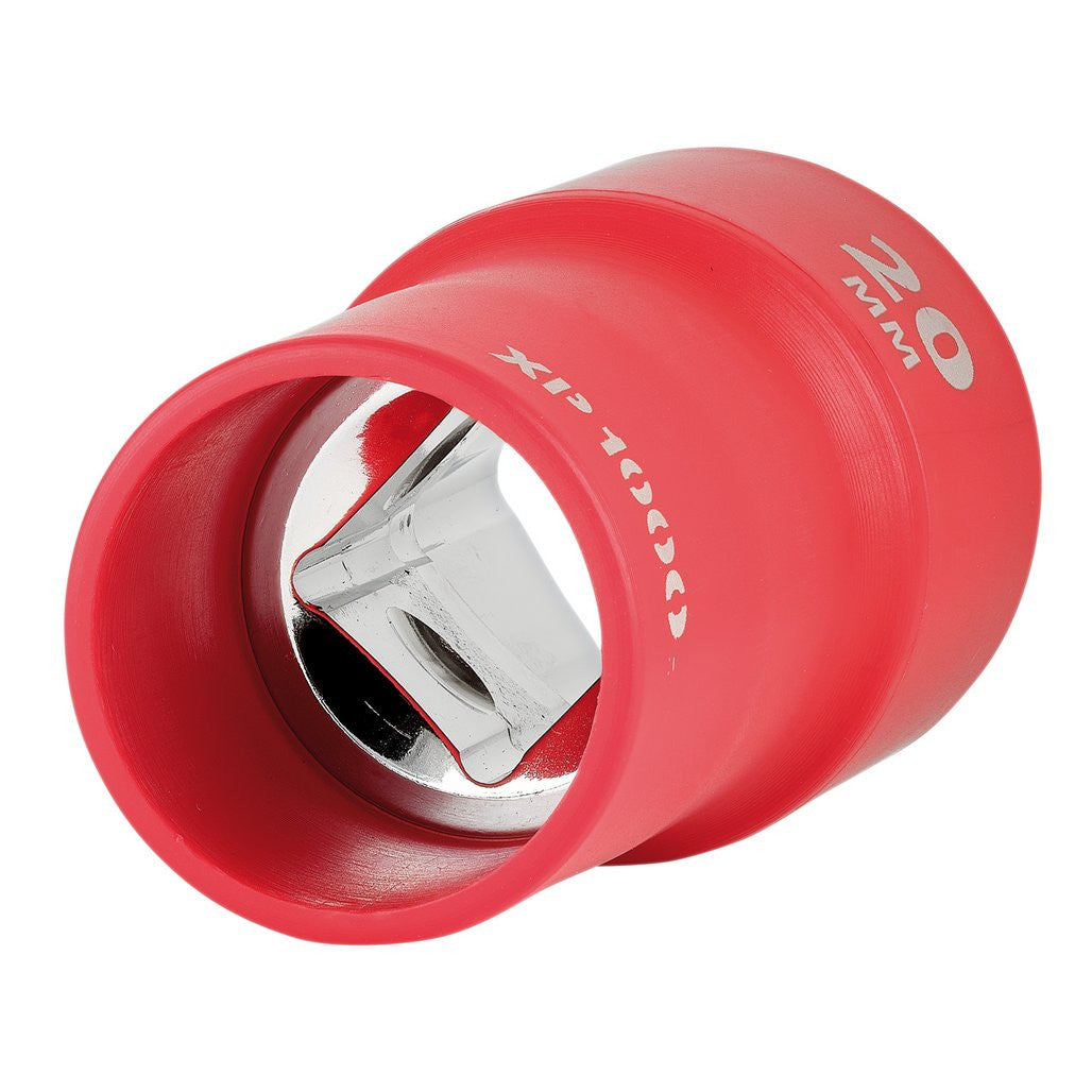 Draper XP1000® VDE Socket, 1/2" Sq. Dr., 20mm  18036