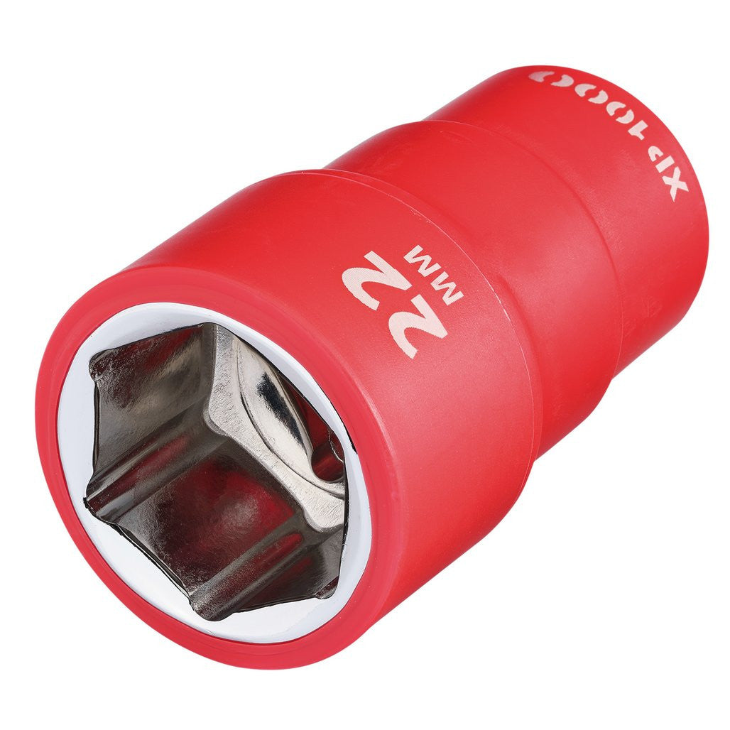 Draper XP1000® VDE Socket, 1/2" Sq. Dr., 22mm  18041