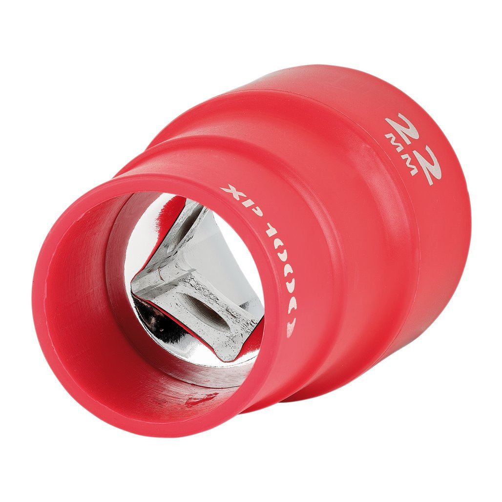 Draper XP1000® VDE Socket, 1/2" Sq. Dr., 22mm  18041