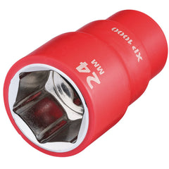 Draper XP1000® VDE Socket, 1/2" Sq. Dr., 24mm  18042