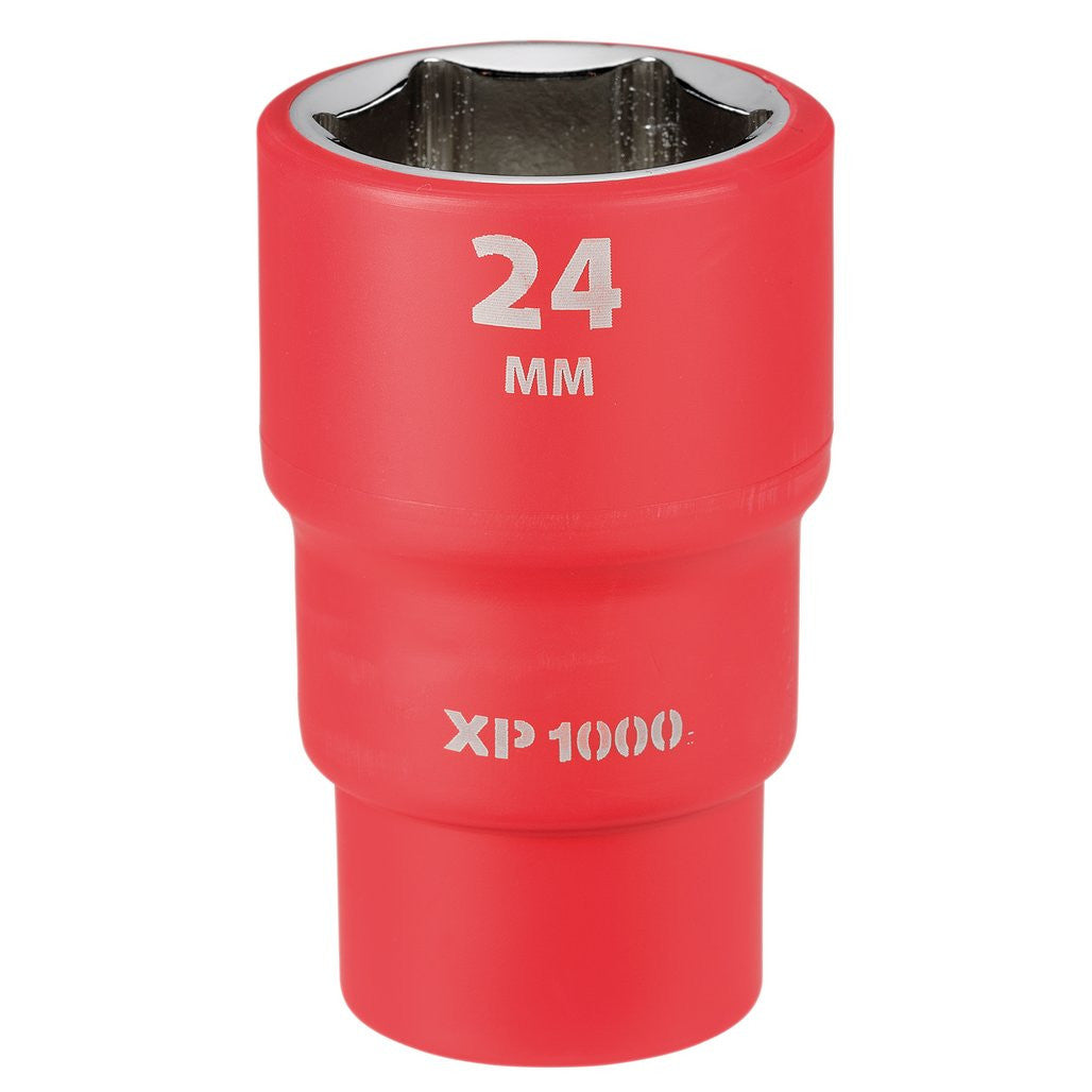 Draper XP1000® VDE Socket, 1/2" Sq. Dr., 24mm  18042