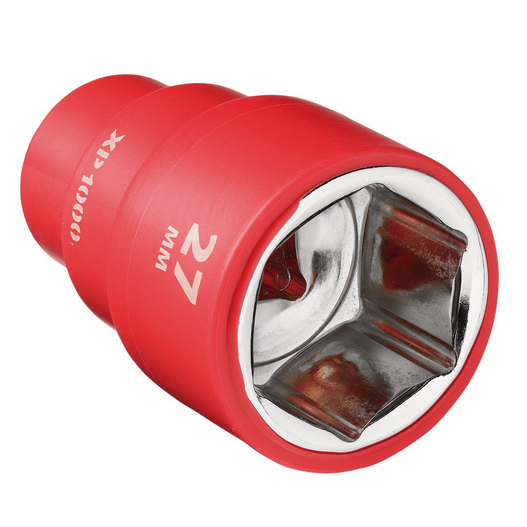 Draper XP1000® VDE Socket, 1/2" Sq. Dr., 27mm  18043