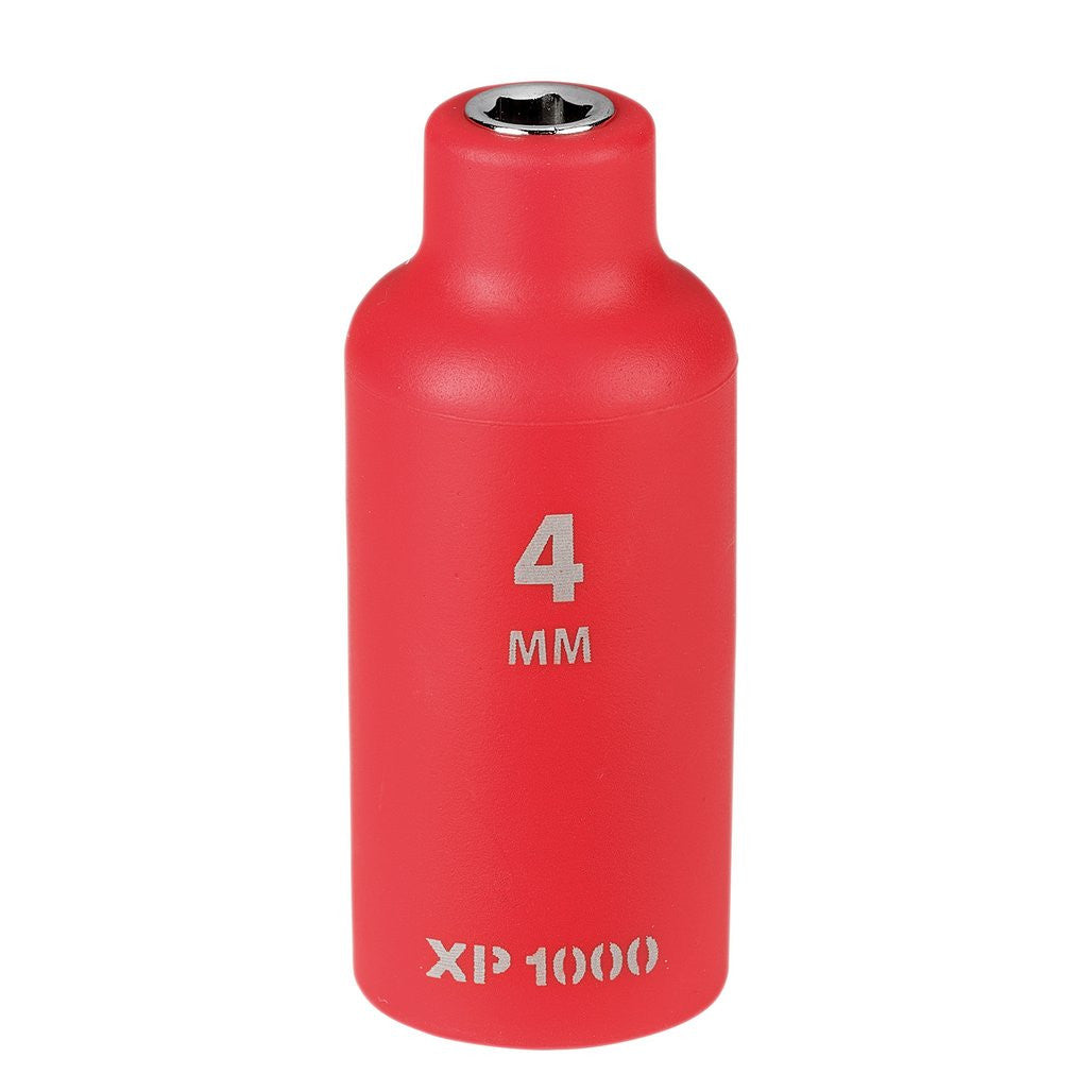 Draper XP1000® VDE Socket, 1/4" Sq. Dr., 4mm  18121