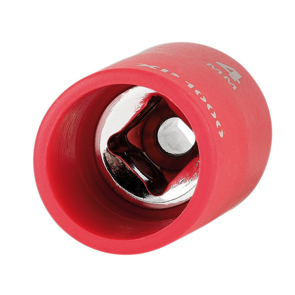 Draper XP1000® VDE Socket, 1/4" Sq. Dr., 4mm  18121