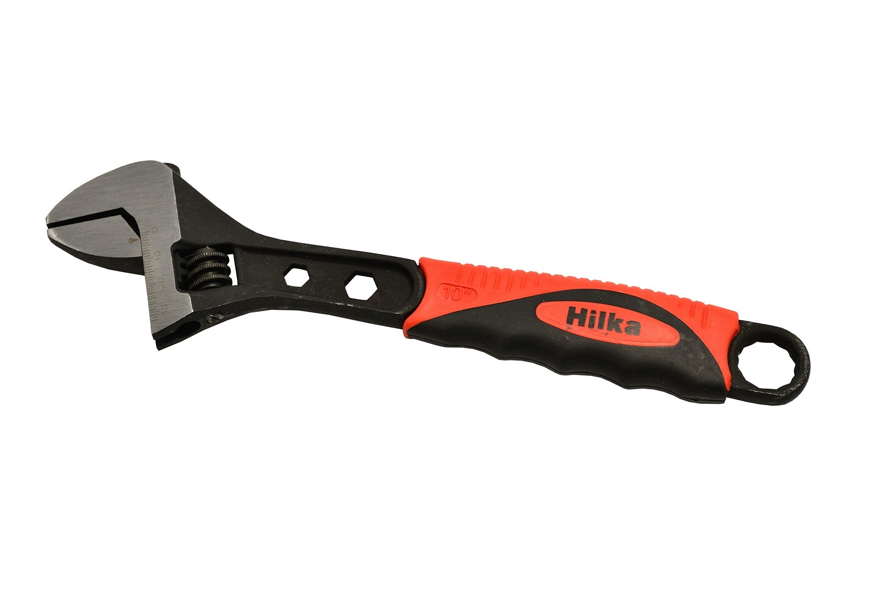 Hilka 10" (250mm) Wide Jaw (35mm) Soft Grip Adjustable Wrench 18152510
