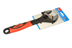 Hilka 10" (250mm) Soft Grip Wide Jaw (35mm) Adjustable Wrench 18152518