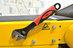 Hilka 12" (300mm) Soft Grip Wide Jaw (40mm) Adjustable Wrench 18152520