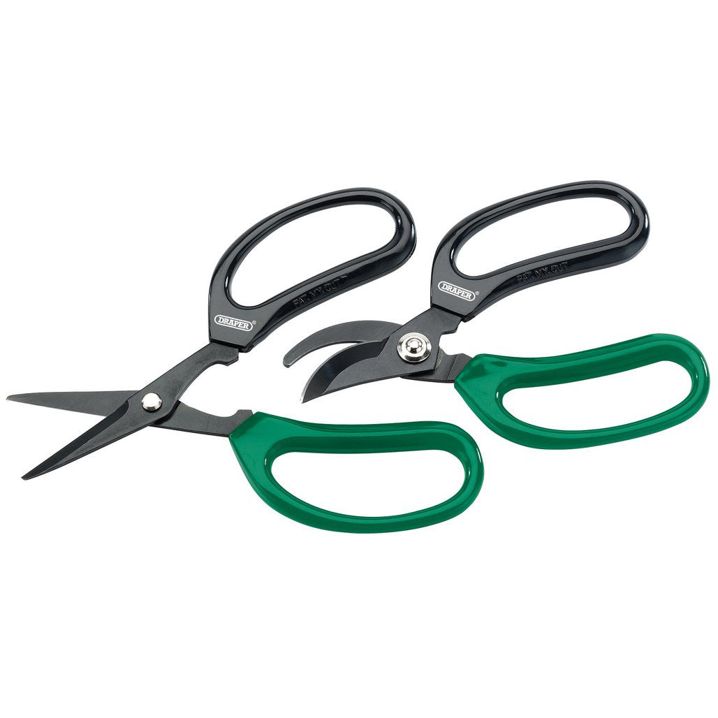 Draper Soft Grip Garden Scissor Set (2 Piece)  18299