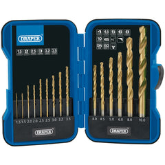 Draper HSS Titanium Nitride Coated Drill Bit Set (15 Piece)  18549