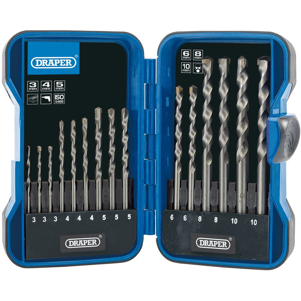 Draper TCT Masonry Drill Bit Set (15 Piece)  18550