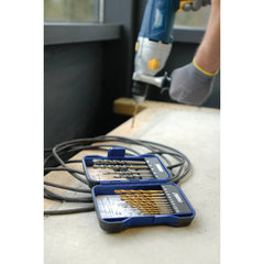Draper Metric Combination HSS and Masonry Drill Bit Set (17 Piece)  18551