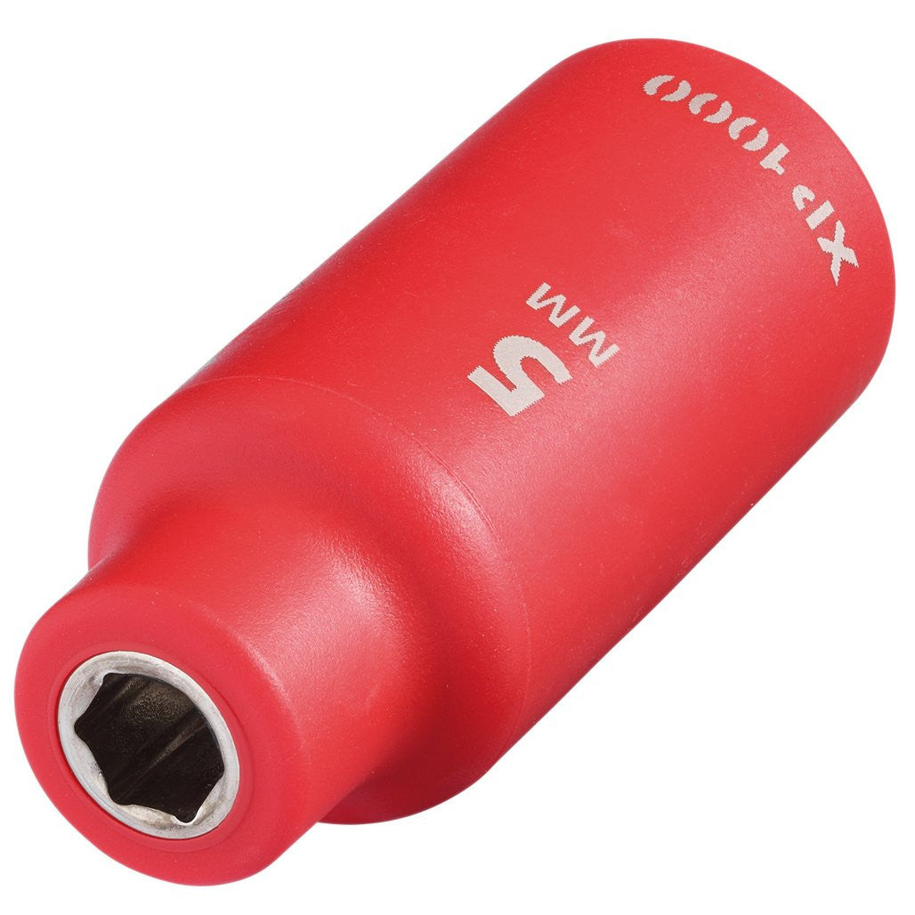 Draper XP1000® VDE Socket, 1/4" Sq. Dr., 5mm  18653