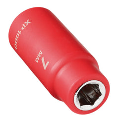 Draper XP1000® VDE Socket, 1/4" Sq. Dr., 7mm  18744