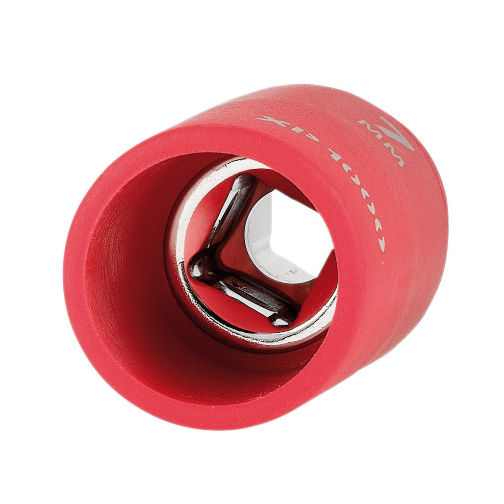 Draper XP1000® VDE Socket, 1/4" Sq. Dr., 7mm  18744