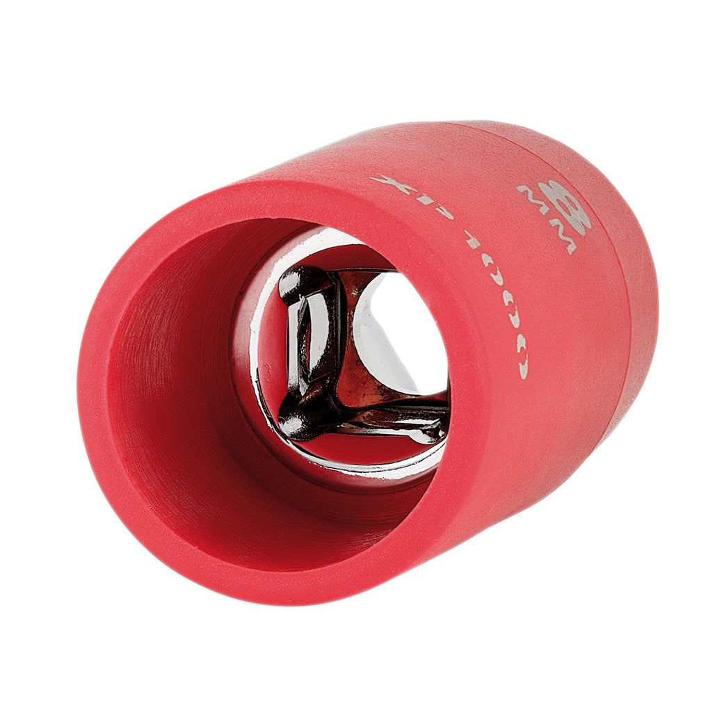 Draper XP1000® VDE Socket, 1/4" Sq. Dr., 8mm  18752