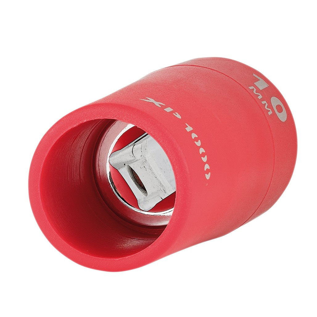Draper XP1000® VDE Socket, 1/4" Sq. Dr., 10mm  18786