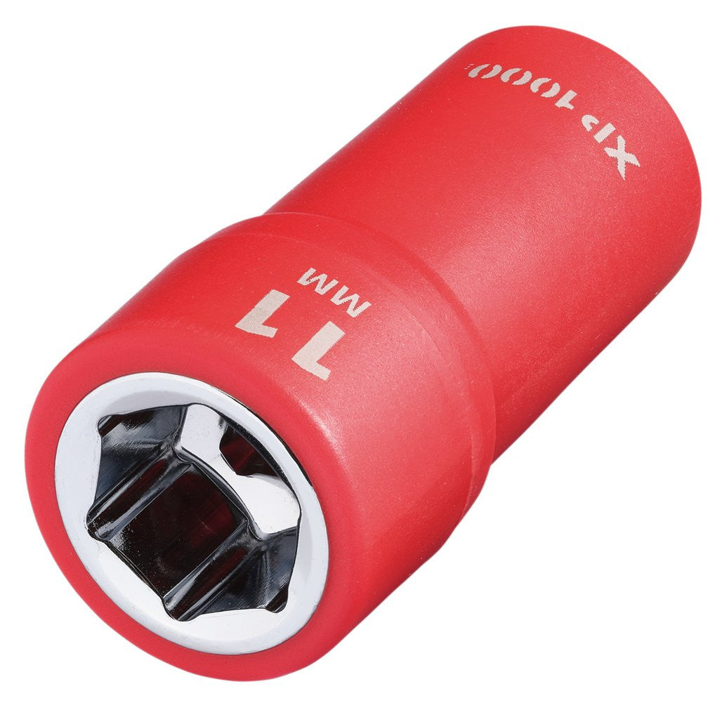 Draper XP1000® VDE Socket, 1/4" Sq. Dr., 11mm  18794