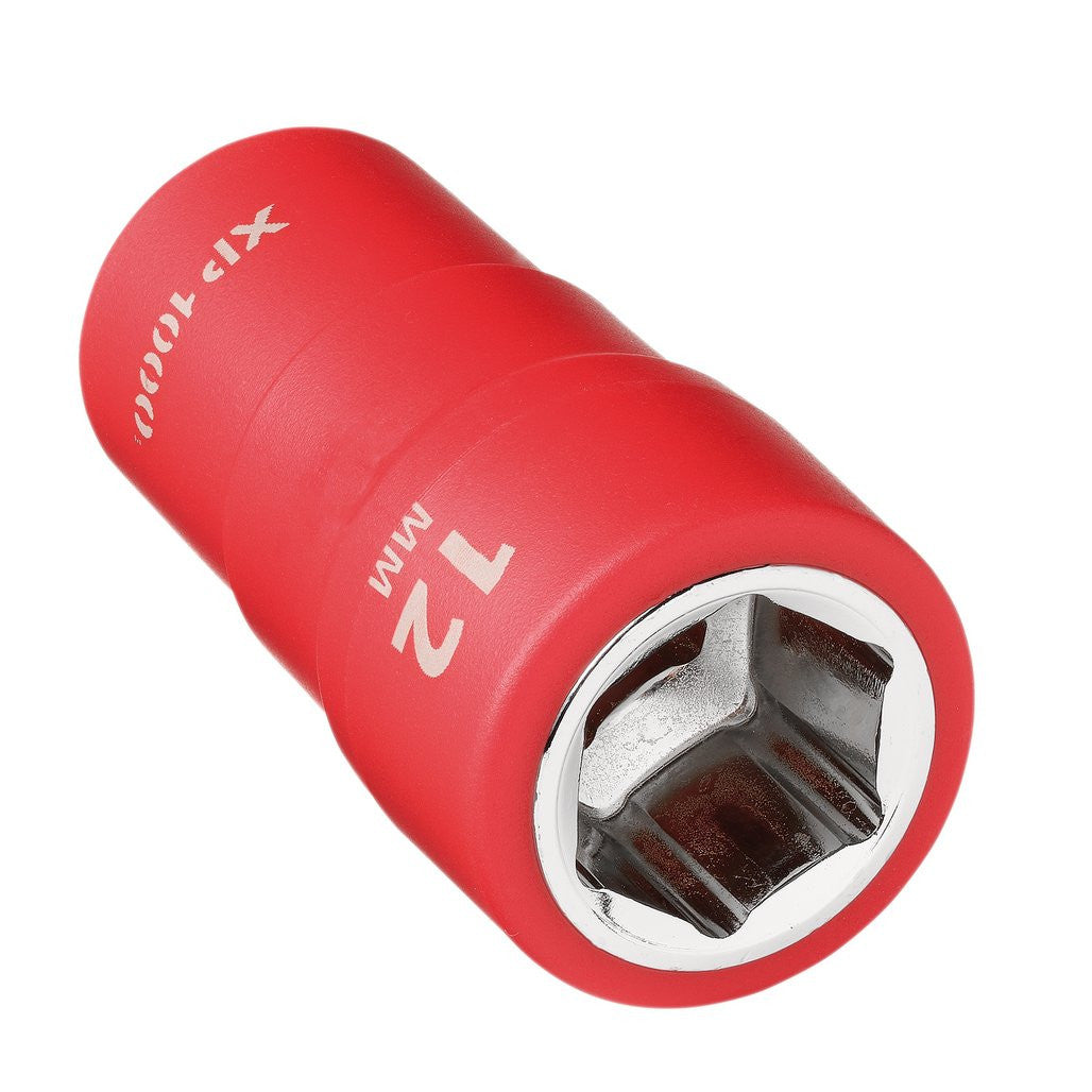Draper XP1000® VDE Socket, 1/4" Sq. Dr., 12mm  18801