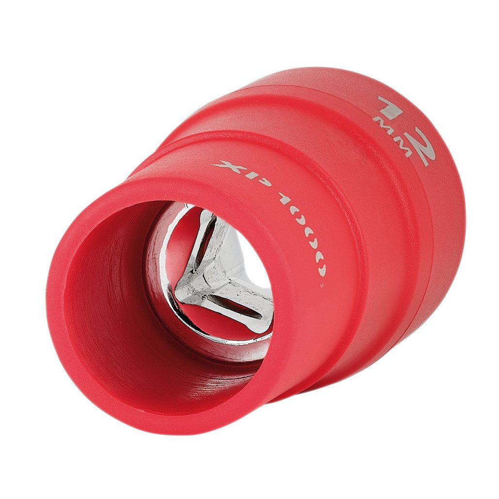 Draper XP1000® VDE Socket, 1/4" Sq. Dr., 12mm  18801